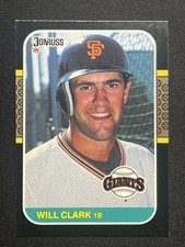1987 Donruss #66 Will Clark