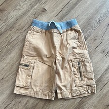 Boys Hanna Andersson Brown Cargo Shorts Size 6-7