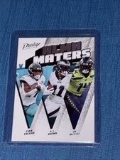 2023 Prestige -RED FOIL  Alma Maters DK Metcalf, A.J. Brown, Evan Engram #AM-18