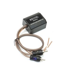 RECOIL GLIRCA2 2-Channel RCA Stereo Ground Loop Isolator, Amplifier Noise Filter