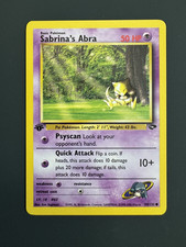 Sabrina's Abra | 1st Edition | 94/132 | Gym Challenge | NM- | Vintage Pokemon on eBay