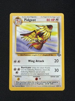 Pidgeot #8 from Jungle ((1999)) – Pokémon card