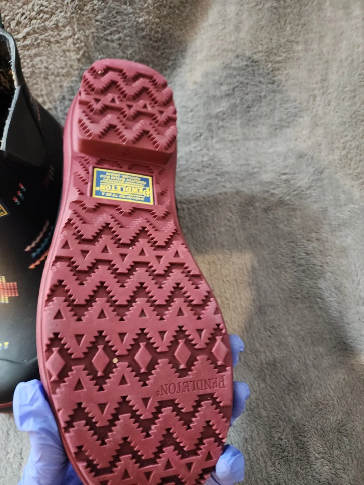 Pendleton Mujer Tucson Chelsea Impermeable Botas de Lluvia Gris Azteca Nuevas en Caja Foto 4 de 4