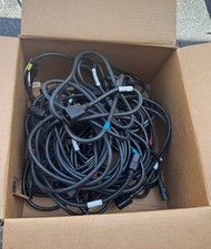 Lot of 27 Power Cables IEC C13 C14 Mixed With Plug No Plug