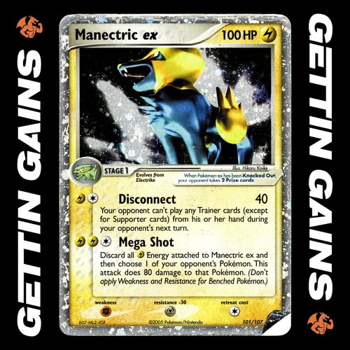 Manectric ex - 101/107 - Ultra Rare - Deoxys - Pokemon Card - HP