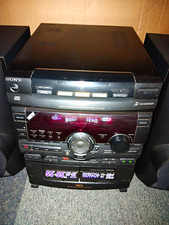 Sony MHC-RX70 Compact Shelf Stereo, 3 CD Changer, Mini Disc Digital Out