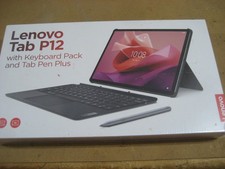 New Lenovo Tab P12 T8370FU 8GB  128 GB - 12.7" 3K Display - 13MP Grey w Kbd Pen