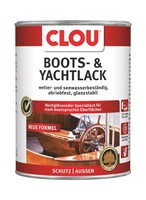 Clou Boots- & Yachtlack Farblos, 2,5 L