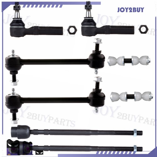 8x Front For Buick Century/Allure Chevy Impala Limited V6 Tie Rod Ends Sway Bars - Picture 1 of 13