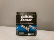 10 Gillette Sensor Razor Blades - New Old Sto...