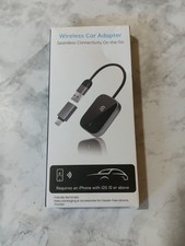 Wireless Adapter For CarPlay iPhone Wireless Plug  Play USB Brand New