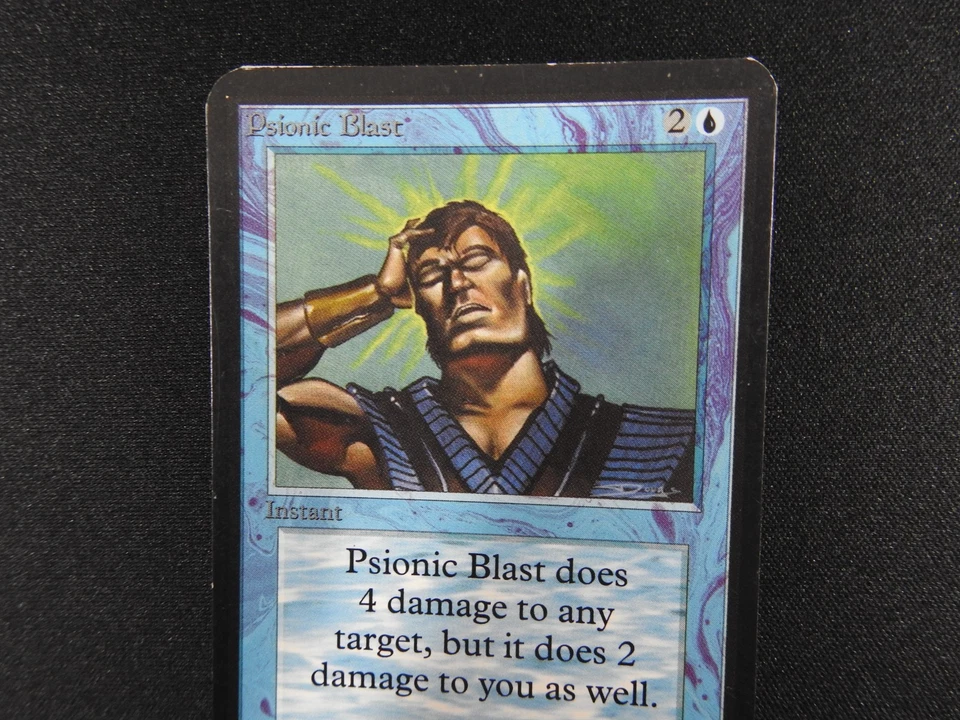 Psionic Blast MP [Alpha Edition] Mtg Magic Free Tracking! - Image 3 of 4