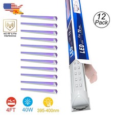 UV Led Bar 4FT 40W Mountable Fixture for Halloween Décor Glow in the Dark Party