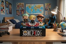 Espositore Funko Pop ONE PIECE Kinder Pasqua SPECIAL EDITION SANJI LUFFY ZORO