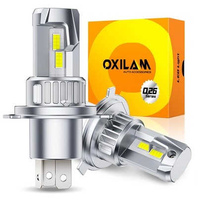 OXILAM H4 9003 HB2 Fog Bulbs, 20000LM 600% Brighter, 6500K Cool White, Plug a...