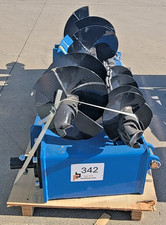 Giyi Heavy Duty Skid Steer Auger Drive W/ 3 Bits