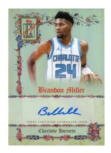 2025 Topps Signature Brandon Miller Base (RAW)