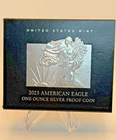 2023 W American Silver Eagle Proof 1 oz BU  Uncirculated .999 Silver COA