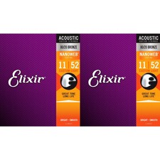 Elixir Strings 11027 Nanoweb 80/20 Acoustic G...