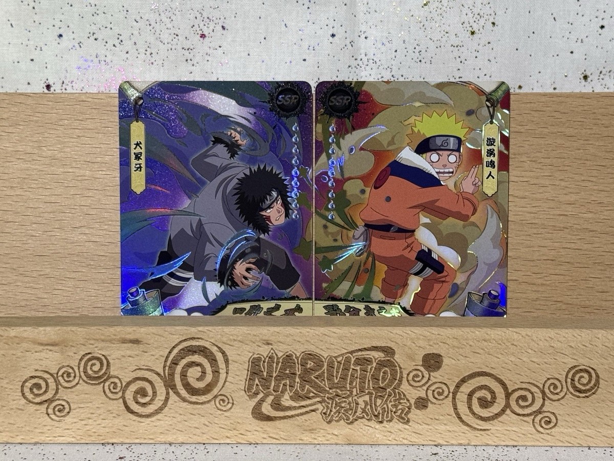 Naruto vs Kiba NRZ07-SSR-005/006L3 Official Naruto Kayou Trading