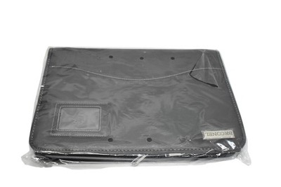 BROONEL Black Folding Folio Case Universal Tablet Laptop Sleeve up to 15''