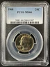 1968 25C Washington Quarter Dollar PCGS MS66 26841987
