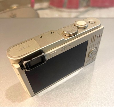 【極美品】Leica ライカC Typ112 ライトゴールド Typ112 コンパクトデジタルカメラ ライカC ライトゴールド Leica