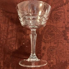 W.M.Dalton Cherbourg Crystal Champagne/Sherbet Glasses Unit 3 - Set of 2 - New