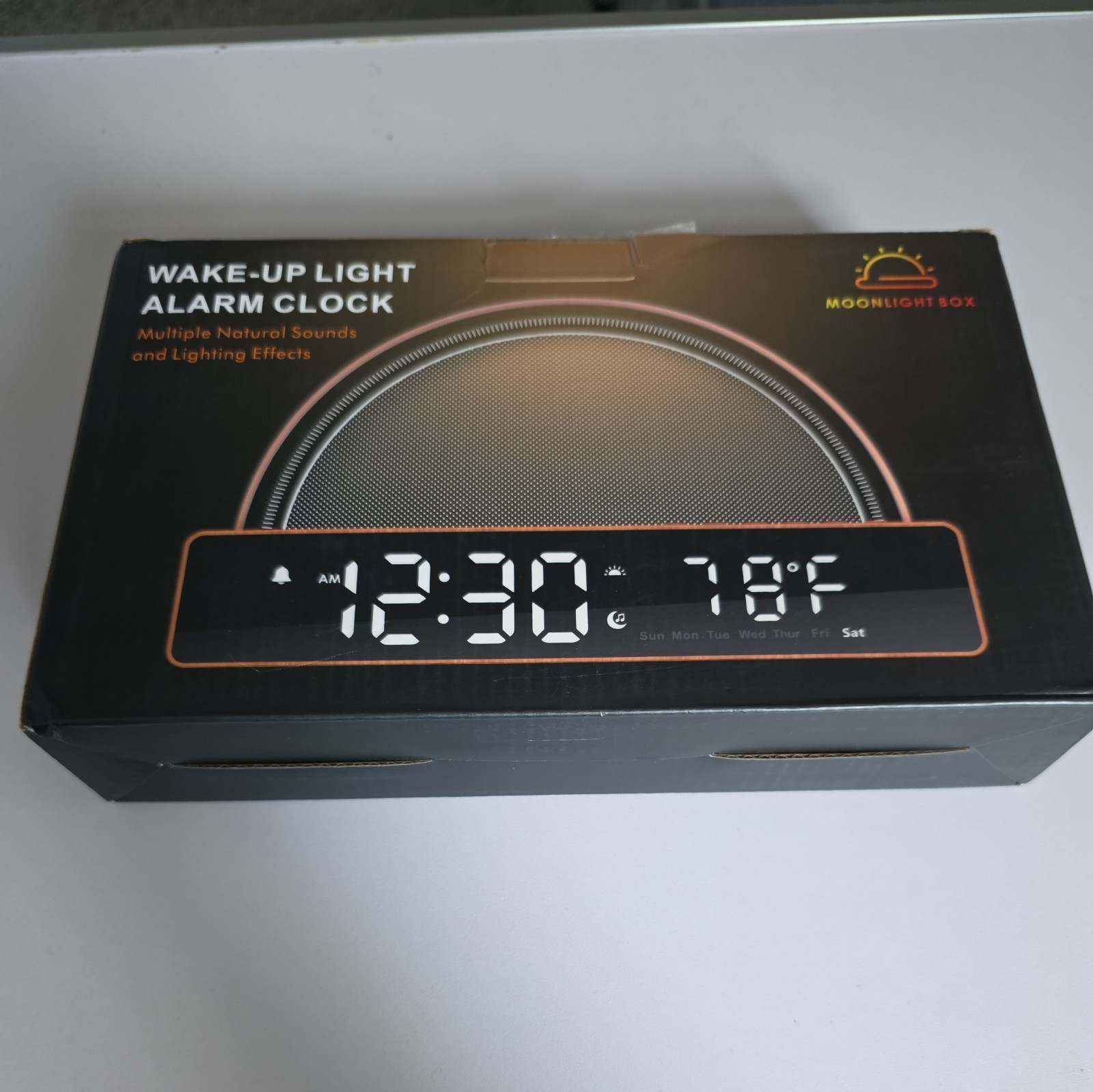 AFEXOA Sunrise Alarm Clock, Wake Up Light with Sunrise Simulation, White Noise M