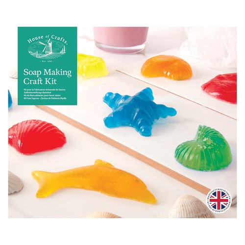 House of Crafts Soap Making Craft, Multicoloured, Single Craft Kit Set - Picture 1 of 3