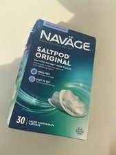Navage SaltPod Original 30 Count 1 Pack Nasal Care Saline Pods Exp 1-29
