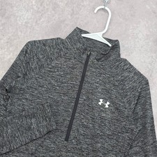 Under Armour Pullover Womens Small Black UA Tech Twist 1/2 Zip Long Sleeve