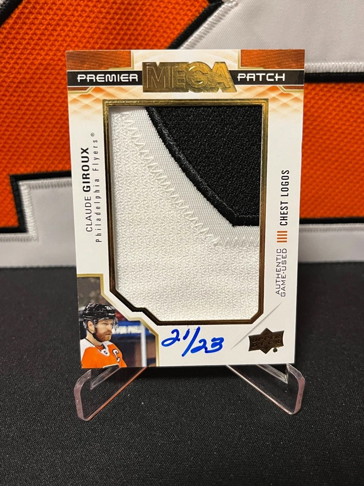 Claude Giroux # Philadelphia Flyers # 2019-20 UD PREMIER MEGA PATCH /23 #PMP-CG - Bild 1 von 2