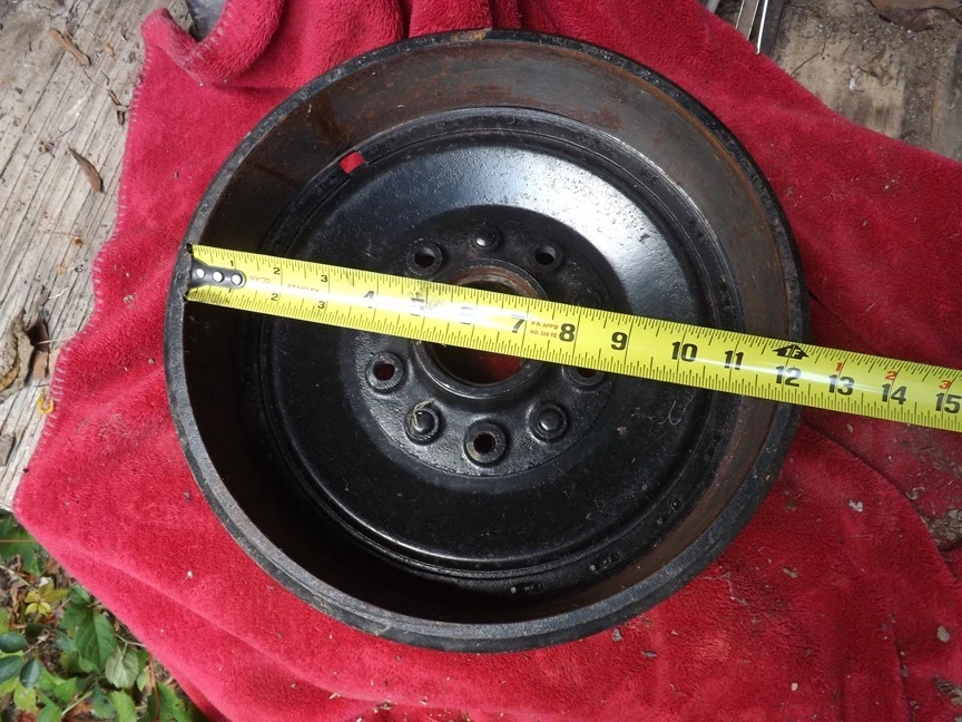 1946-47 PACKARD front brake drums - Image 2 of 2