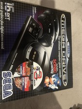 Sega Mega Drive console boxed with games,  STUNNING COLLECTOR CONDITION !