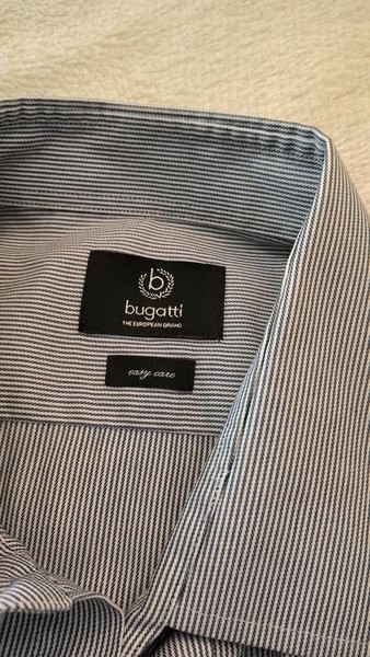Men Bugatti Shirt Grey 40 /L / 48