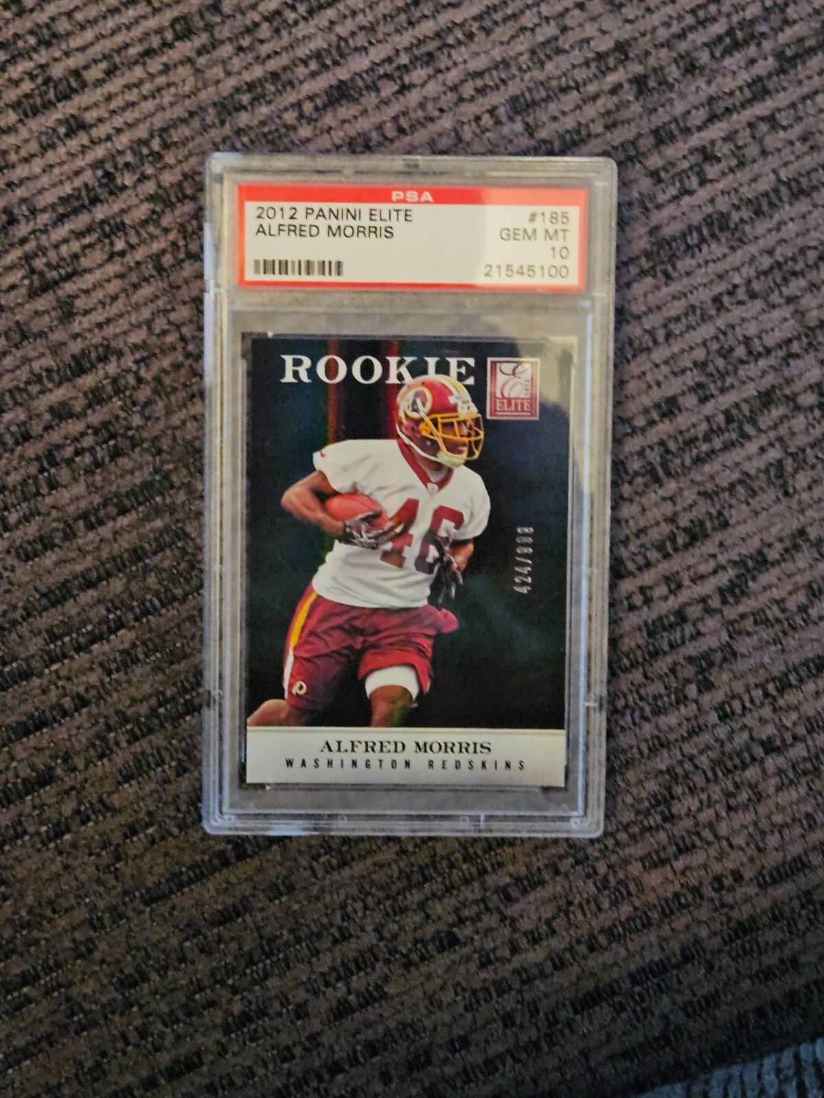 Alfred Morris Panini Elite #185 Base