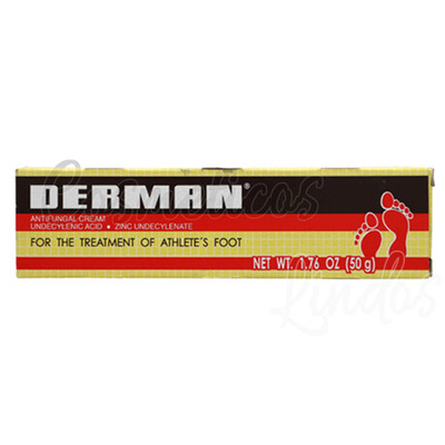 Derman Zinc Undecylenate Antifungal Cream 1.76 oz (Pack of 3)   Athlete's Foot T