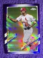 2021 Topps Chrome Update Series - Justin Williams #USC95 Purple Refractor (RC)