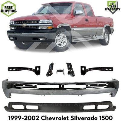 Front Bumper Chrome Kit For 1999-2002 Chevrolet Silverado 1500 & 2000-2006 Tahoe