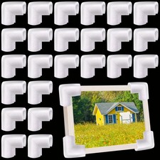 24 Pcs Foam Corner Protectors for Shipping, L-Shaped Edge Guards for TV Movin...