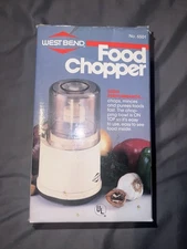 West Bend Mini Food Chopper Vintage Kitchen Appliance Food Processor