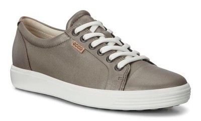 ECCO SOFT 7 W Sneaker Stone Metallic Size US 6   6.5/EU 37 NWB $105