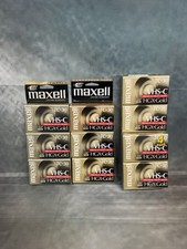 NIB Maxell HGX-Gold TC-30 VHS-C Camcorder Videotape 12 Pack Premium High Grade
