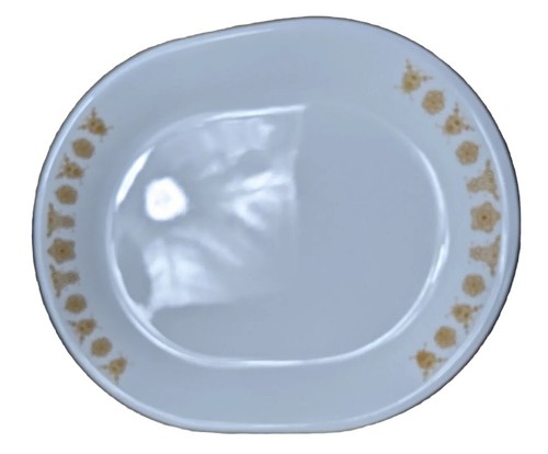 Corelle By Corning Butterfly Gold Oval Platter ~12x10 Inches USA VINTAGE! oct23 - Picture 4 of 9