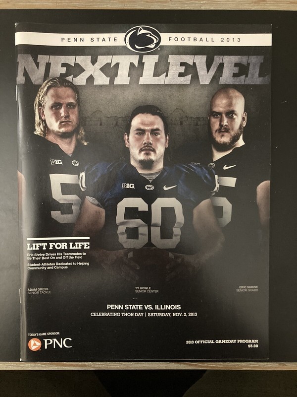 Penn State vs Illinois 2013 Official Gameday Program
