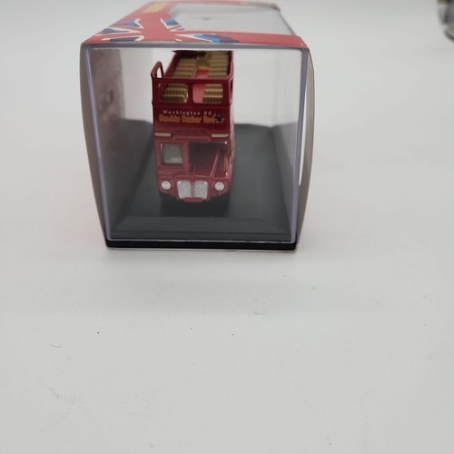 OXFORD DIECAST HOP ON HOP OFF WASHINGTON DC DOUBLE DECKER TOUR BUS MINT - Picture 3 of 7