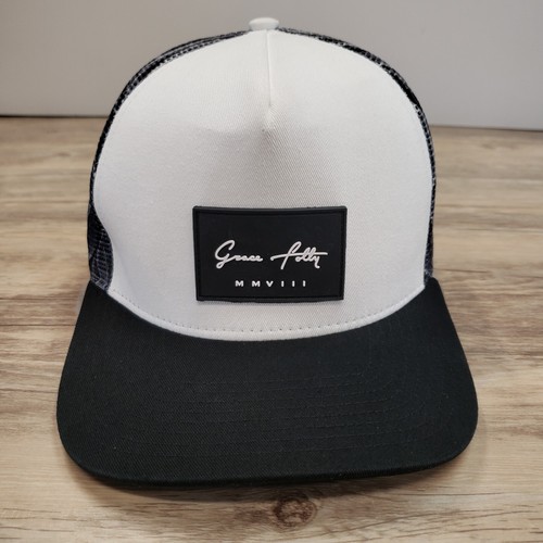 Grace Folly Truckermütze Kappe rosa grau Druckknopflasche Netzrücken verstellbar - Bild 1 von 11