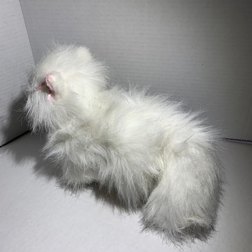 Ganz Webkinz HM110 PERSIAN CAT White Long Hair Kitten Stuffed Plush Toy No Code - Picture 8 of 12
