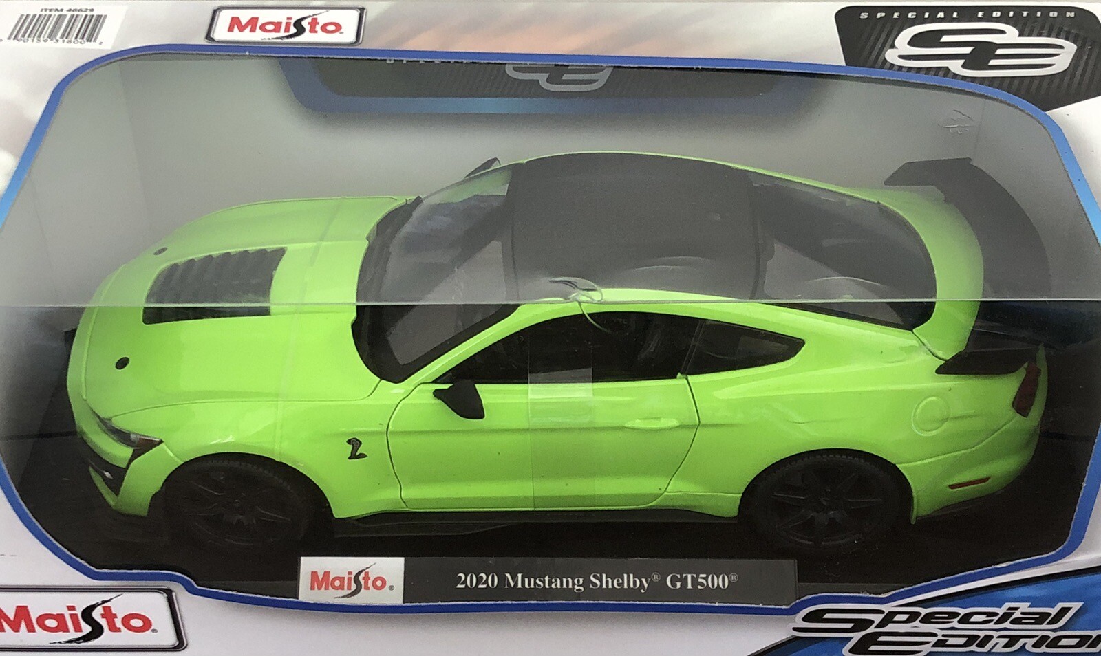 Ford Mustang Shelby GT500 miniature 1:18 Maisto finition premium haut de gamme